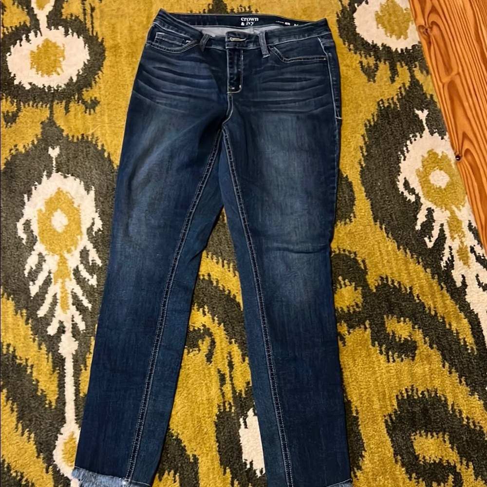 Hudson Jeans Blue Straight Leg Denim